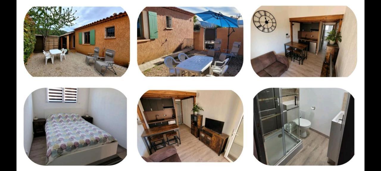 Le Petit Chez Nous Gite Climatise Jardin Pignans Exterior foto